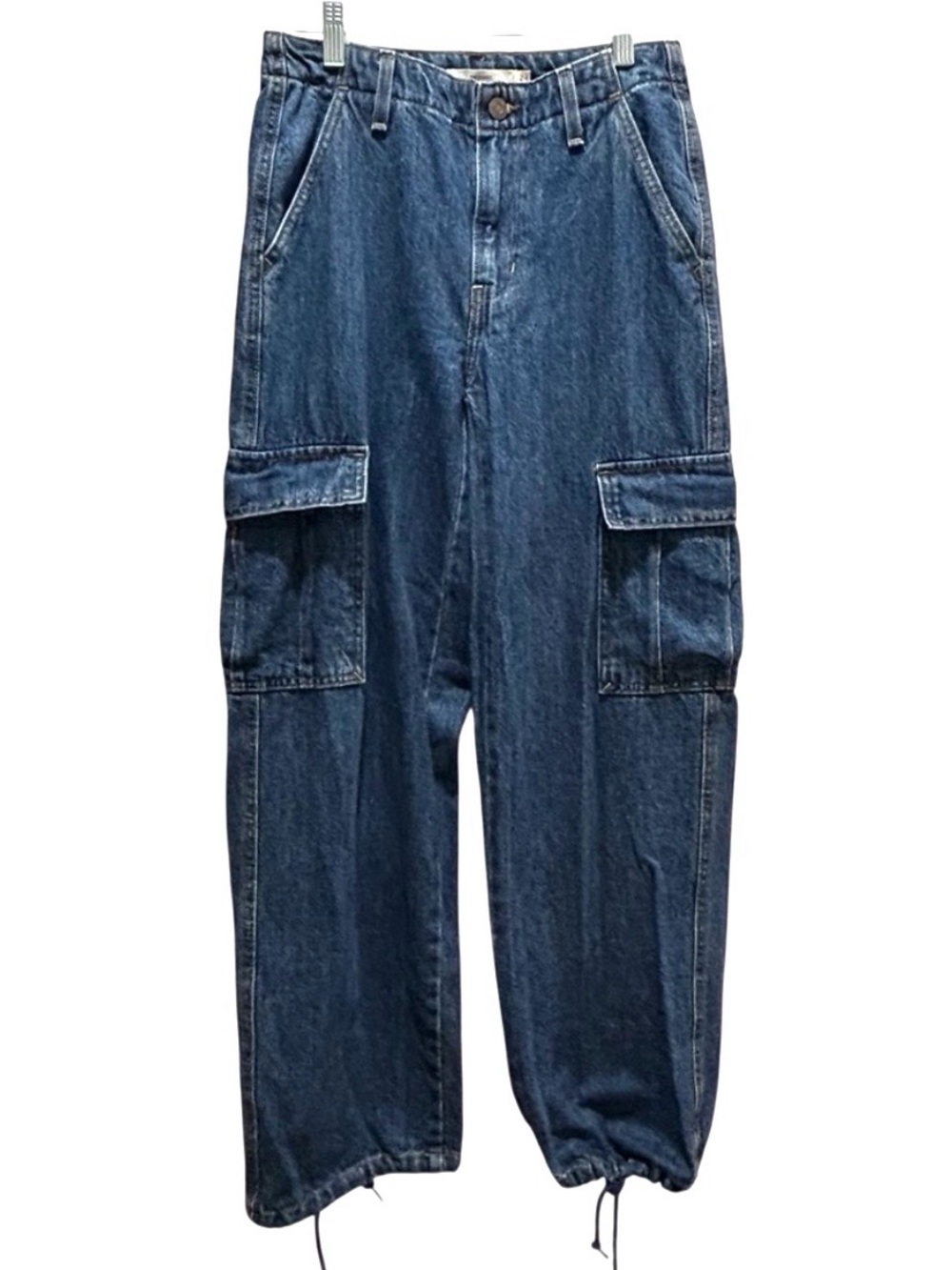 VTG Levi’s Women’s ‘94 Baggy High Rise Cargo Jeans Ankle Ties - Size 24 (waist)